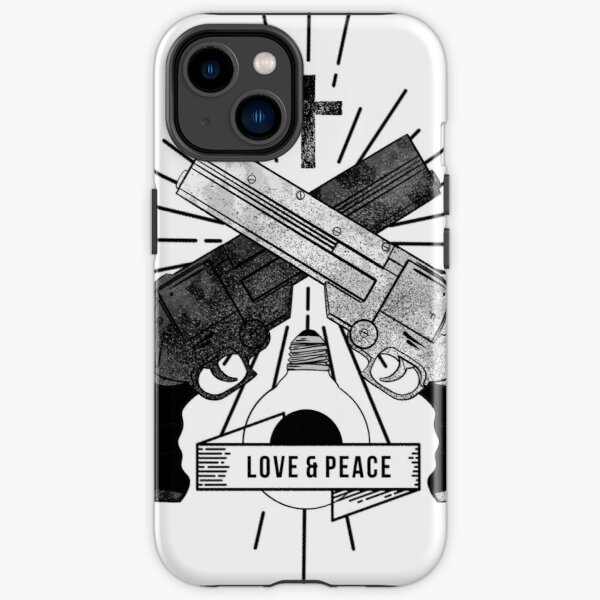 Trigun love and peace iPhone Tough Case RB0712 product Offical trigun Merch