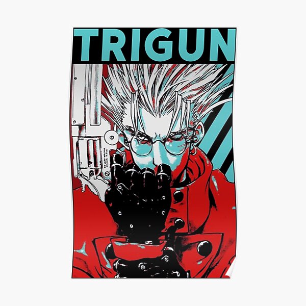 TRIGUN - VASH THE STAMPEDE  Poster RB0712 product Offical trigun Merch