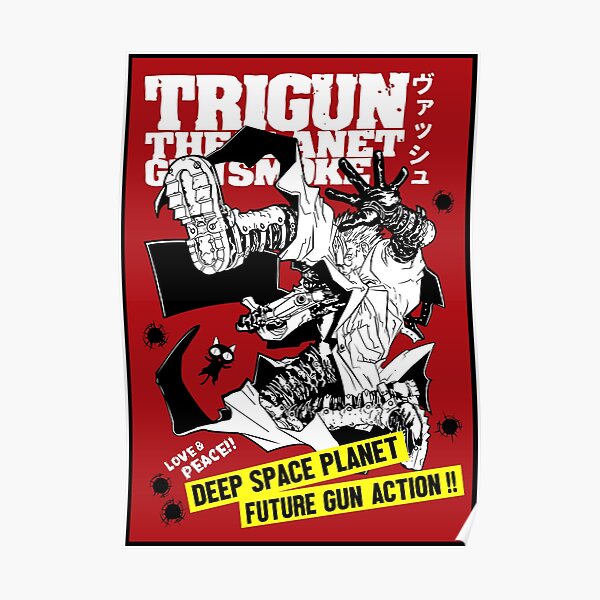 Trigun Gunsmoke Poster RB0712 product Offical trigun Merch