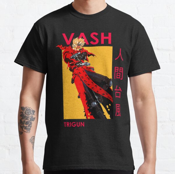 Trigun Vash the Stampede Dual Wield Anime Classic T-Shirt RB0712 product Offical trigun Merch