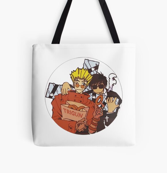 Trigun and Nightow All Over Print Tote Bag RB0712 product Offical trigun Merch