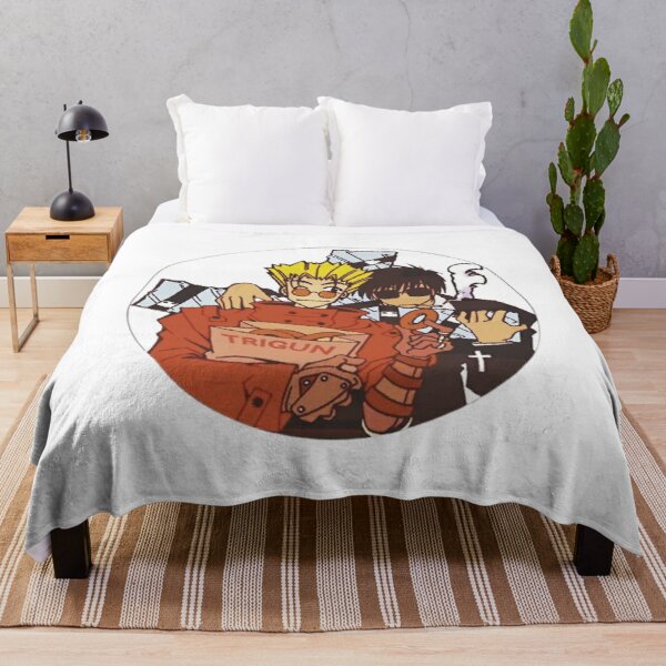 Trigun and Nightow Throw Blanket RB0712 product Offical trigun Merch