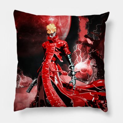 Trigun Badlands Vash Throw Pillow Official Haikyuu Merch