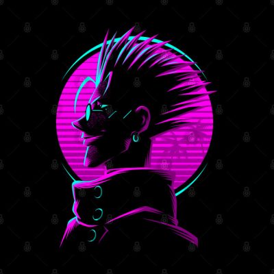 Retro Vash Throw Pillow Official Haikyuu Merch