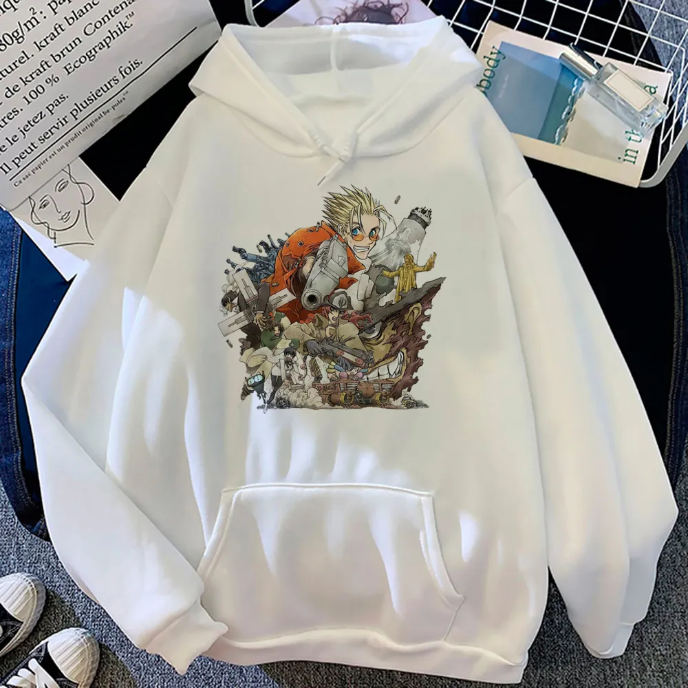 Trigun hoodies women harajuku streetwear long sleeve top pulls hoddies female vintage sweatshirts - Trigun Shop